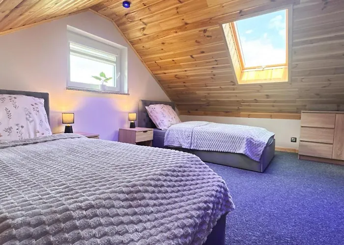 Nad Jeziorem Сasa de vacaciones Siemczyno